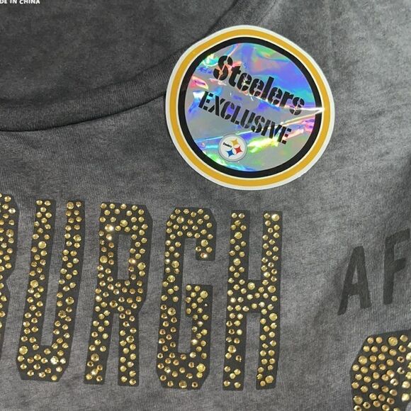 Pittsburgh Steelers Touch Fade Route Tee Sz S - Picture 11 of 13